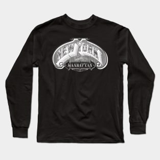 Vintage NYC Manhattan, NY Long Sleeve T-Shirt